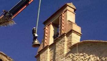 La campana de la ermita de San Antón ya está colocada tras su restauración