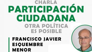 El Alcalde de Villena, Francisco Javier Esquembre, ofrecerá el viernes una charla en la sede de Ganemos Caudete