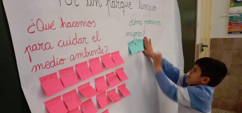 Lee más sobre el artículo El Colegio Amor de Dios de Caudete pone en marcha un microproyecto con el lema ‘Por un Parque Limpio’