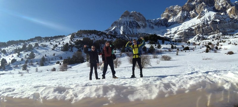 Lee más sobre el artículo Tres caudetanos abren huella en la Gran Diagonal Peña Telera, situada en los Pirineos