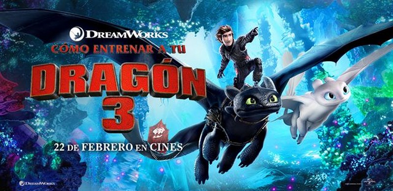 Lee más sobre el artículo Se va a proyectar la película ‘Cómo entrenar a tu Dragón 3’ en el Auditorio Municipal de Caudete