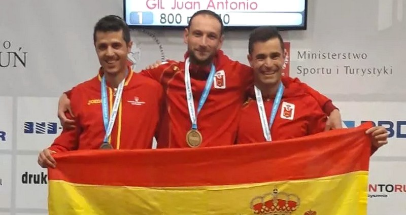 Lee más sobre el artículo Juan Antonio Gil, Medalla de Plata en 1.500 metros en los Mundiales de Torun (Polonia)