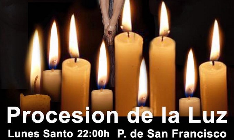 En este momento estás viendo Esta noche tendrá lugar la Procesión de la Luz desde San Francisco