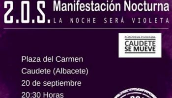 Caudete Se Mueve apoyará el 20S y la Emergencia Feminista para que se actúe contra la violencia de género