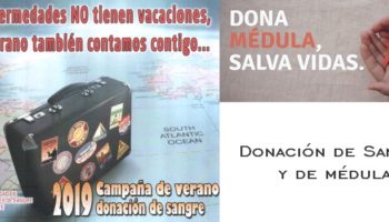 El 23 de septiembre tendrá lugar una donación de médula y otra de sangre en Caudete
