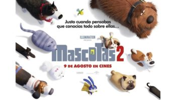 El domingo 22 de septiembre se proyectará la película 'Mascotas 2'