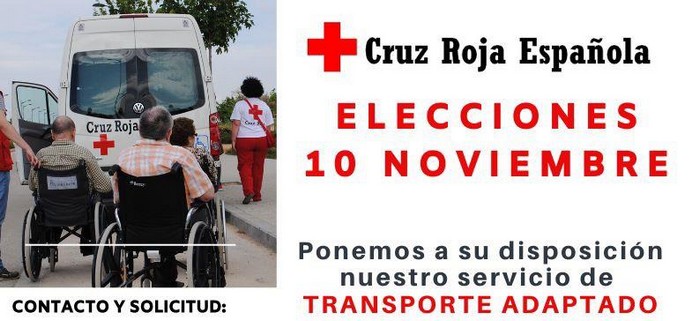 Lee más sobre el artículo Cruz Roja en Caudete facilitará el transporte adaptado hasta los locales electorales el próximo domingo