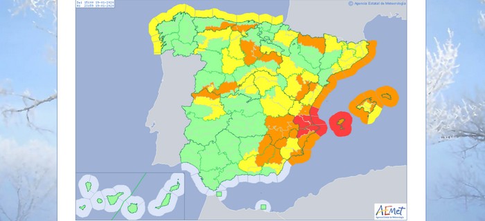 Lee más sobre el artículo Suspendidas las clases escolares y las actividades lectivas en Caudete para mañana debido a la Alerta Roja por nieve