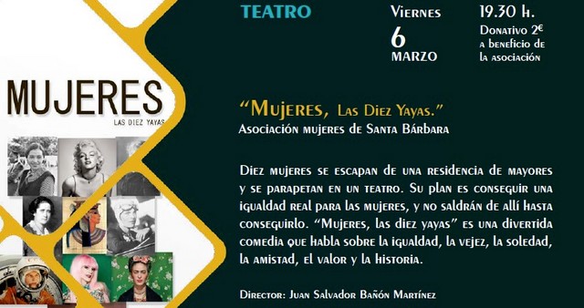 Lee más sobre el artículo La Asociación de Mujeres Santa Bárbara de Caudete ha donado la recaudación de su obra de teatro a la Plataforma del Voluntariado