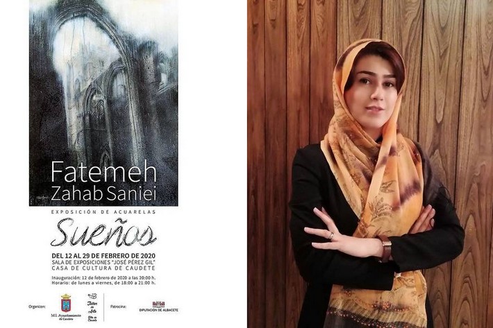 Lee más sobre el artículo Mañana se abre al público la Exposición de Acuarelas ‘Sueños’, de la iraní Fatemeh Zahab Saniei