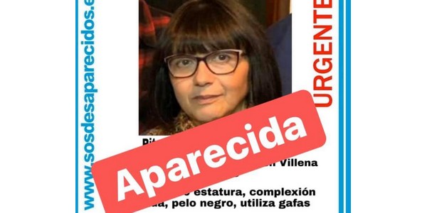 En este momento estás viendo Se confirma que ha aparecido en buen estado la mujer que desapareció el viernes en Villena