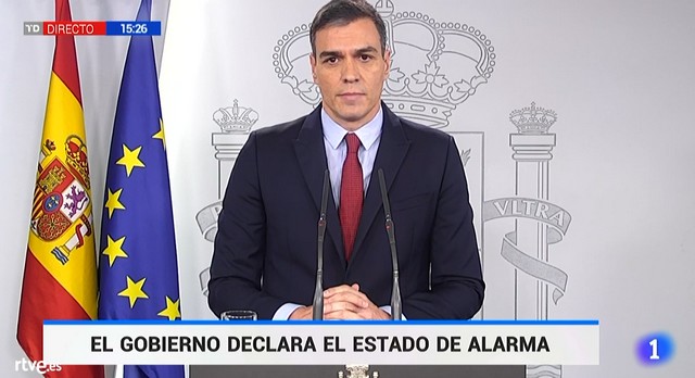 En este momento estás viendo El Gobierno de España decreta el Estado de Alarma por el coronavirus