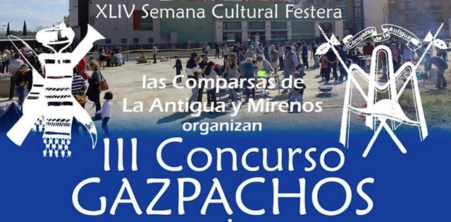 En este momento estás viendo SUSPENDIDO | III Concurso de Gazpachos Manchegos organizado por las Comparsas de Mirenos y La Antigua