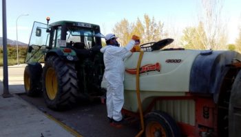 Esta tarde se van a desinfectar las zonas de Los Villares y del Parque Tecnológico Empresarial de Caudete