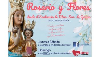 La Mayordomía de la Virgen de Gracia ha organizado varios actos televisados desde el Santuario de la Patrona de Caudete