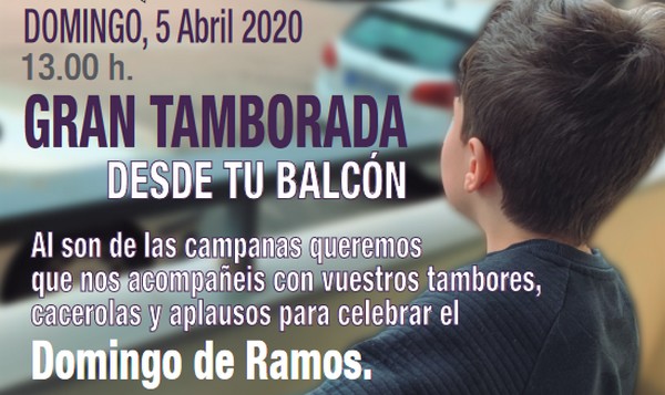 Lee más sobre el artículo Comienza la Semana Santa en Caudete: Domingo de Ramos y Tamborada desde los balcones