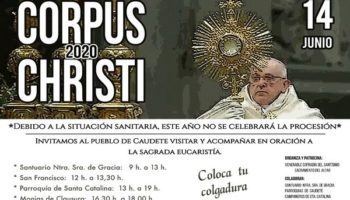 Este año no se celebrarán la procesiones del Corpus ni de la Virgen del Carmen, ni tampoco la tradicional Alcachofa