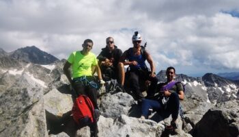Miembros del Centro Excursionista Caudete realizaron varias actividades en Los Pirineos el pasado fin de semana