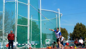 Raúl Pagán, Campeón de Euskadi en Lanzamiento de Jabalina con una marca de 56 metros