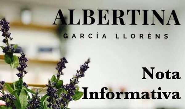 En este momento estás viendo Albertina García Llorens informa sobre su situación tras dar positivo en Covid-19