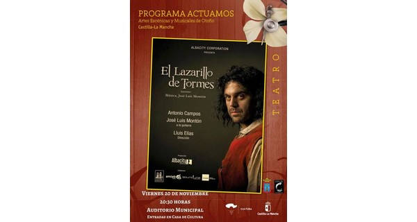 En este momento estás viendo El próximo viernes tendrá lugar en el Auditorio Municipal de Caudete la representación de la obra teatral ‘El Lazarillo de Tormes’