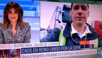 Entrevistas en Cuatro y Telecinco a transportistas de Caudete bloqueados en Inglaterra