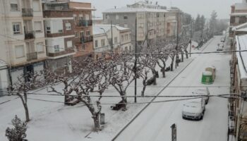 Yecla ha amanecido hoy cubierta de nieve
