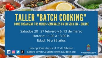 Organizado en Caudete un Taller de Batch Cooking