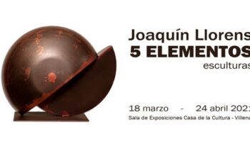 El artista de Caudete Joaquín Llorens expondrá en la Casa de Cultura de Villena hasta el 24 de abril