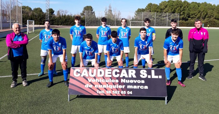 En este momento estás viendo El C.D. Caudetano empató a uno frente al Motilla C.F. y el Juvenil ganó 3-1 al Federativa de Albacete