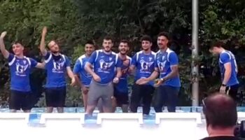 El C.D. Caudetano celebra con la afición el ascenso a Primera Preferente