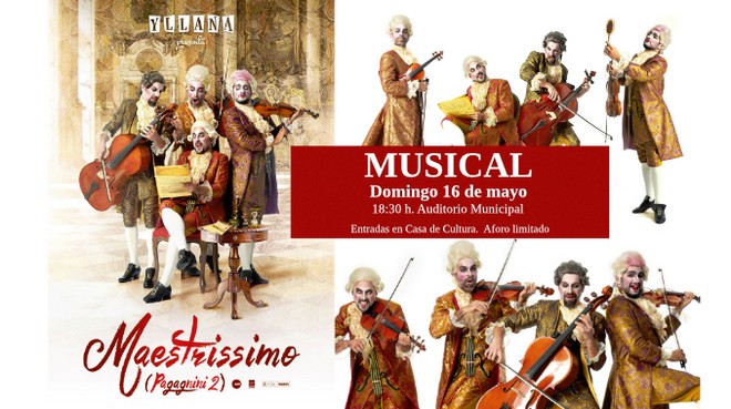 En este momento estás viendo ‘Maestrissimo’, un espectáculo a mitad de camino entre el concierto de cámara, la comedia satírica y el retrato de época