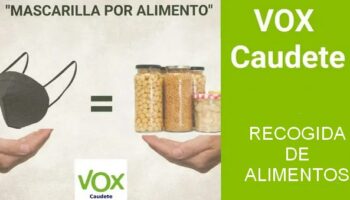 Cáritas será la encargada de repartir los alimentos recogidos por Vox entre los más necesitados