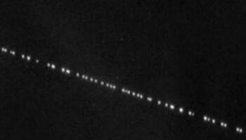 Luces extrañas en el cielo de Caudete