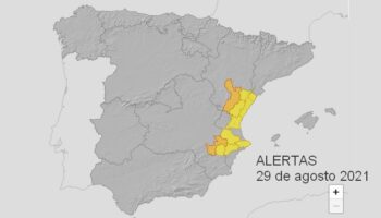 Aviso Naranja en Caudete para hoy por riesgo de fuertes tormentas