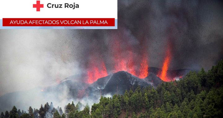 En este momento estás viendo Cruz Roja Caudete informa sobre cómo ayudar a los afectados por el volcán de La Palma