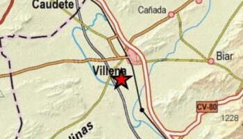 Villena ha registrado la pasada noche un terremoto de 2,3 grados