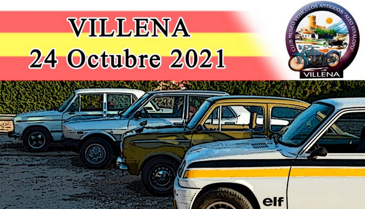 Lee más sobre el artículo El próximo domingo se va a celebrar en Villena una Concentración de Vehículos Clásicos