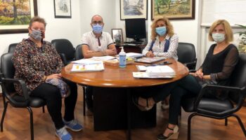 La Plataforma del Voluntariado de Caudete se ha reunido con la Delegada Provincial de Bienestar Social