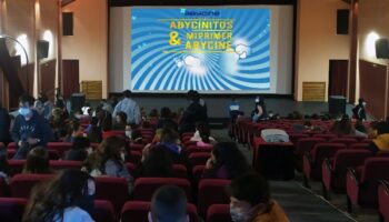Más de 1.500 escolares de Caudete han asistido a la proyección de los cortometrajes 'Abycinitos & Mi primer Abycine'