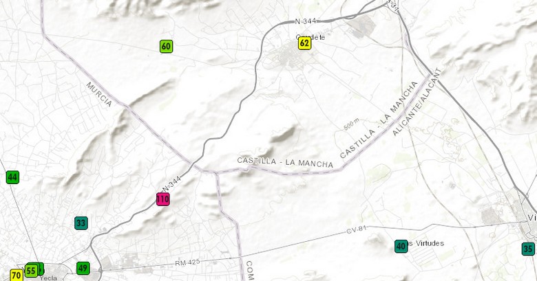 Lee más sobre el artículo Las fuertes rachas de viento han superado los 60 Kms. hora en Caudete la pasada noche