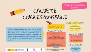 Desde el 14 de febrero está en marcha el Plan Corresponsables en Caudete