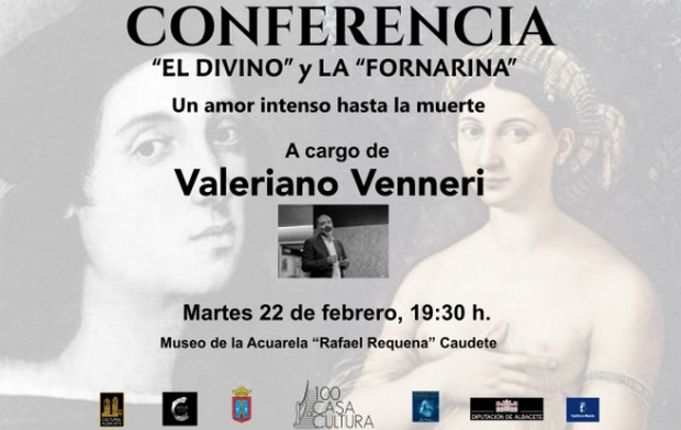 En este momento estás viendo ‘El Divino y La Fornarina: un amor intenso hasta la muerte’, una conferencia de Valeriano Venneri en el Museo Rafael Requena