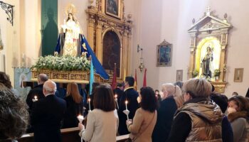 La Hermandad de la Virgen del Rosario de Torrejón de Ardoz invitó ayer a la Cofradía de Caudete a participar en varios actos