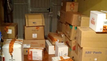 Farmacias de Caudete colaboran en un envío de ayuda humanitaria a Ucrania fletado por AEGC