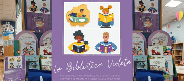 En este momento estás viendo La Biblioteca Municipal ‘Ana María Matute’ de Caudete recibe la Estantería Violeta Mini