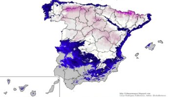 Acusado descenso de las temperaturas en Caudete para los próximos días y nieve en puntos de la provincia de Albacete