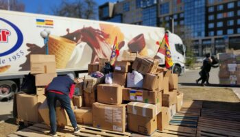 Llega directamente a Ucrania la ayuda humanitaria de la AEGC que incluye una importante donación de 2 farmacias de Caudete