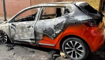 Otro vehículo quemado en Caudete la pasada madrugada