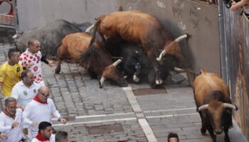 Herido un vecino de Caudete en el quinto encierro de los Sanfermines